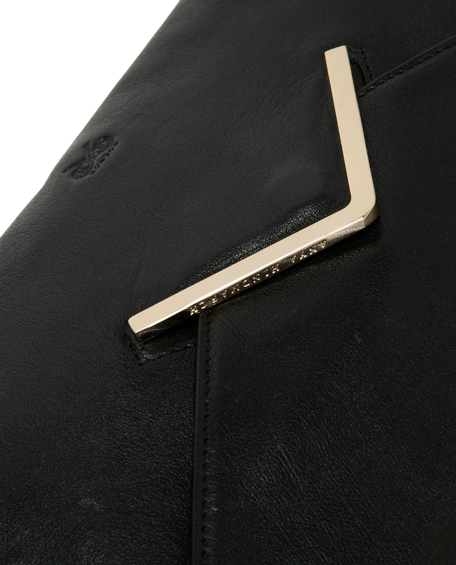 Envelope Clutch, &pound;90, Handbags, Black, Leather, Other view